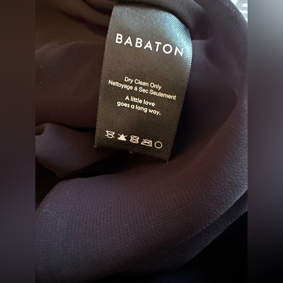 Aritzia Babaton Patricio Crepe Shift Shirt Dress Black Size 4 - Picture 10 of 11